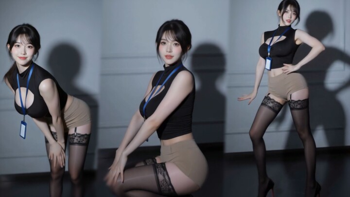 Little Secretary Miniskirt AOA❤
