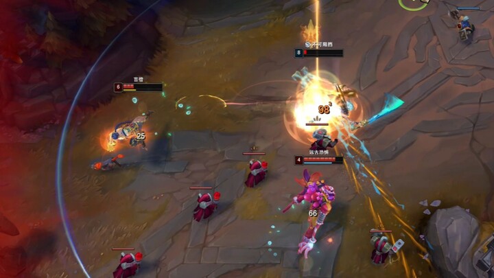 Blind Monk: Two HP and you’d better scurry back to the fountain, you damn bastard!