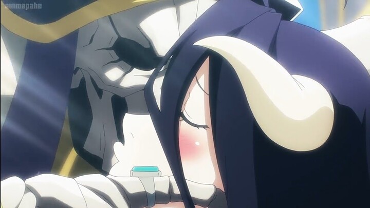 Albedo wants a goodbye kiss from Ainz | Overlord IV Ep3