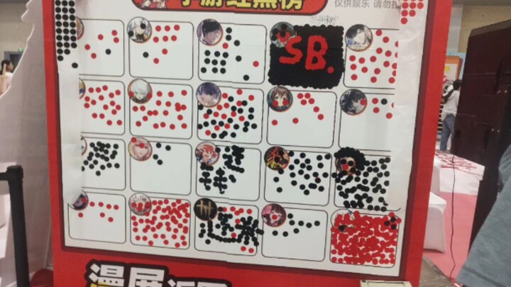 杭州梦乡漫展红黑榜这块儿