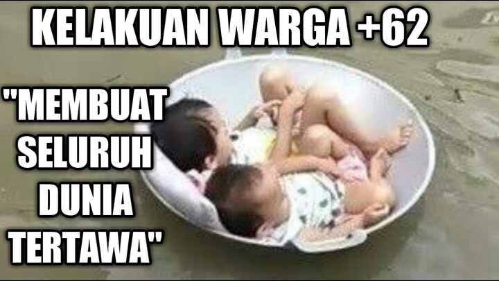 Walau Banjir Lagi Tetap Bahagia