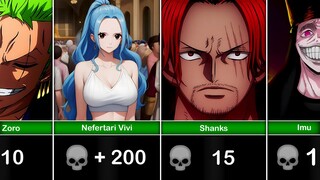 Kill Count Of One Piece Characters