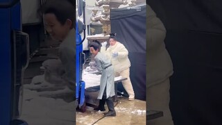 Zhao Lusi Fancam Update 240122 | #zhaolusi and Fubohan Snowball Fight #thelegendofjewellery Reuter