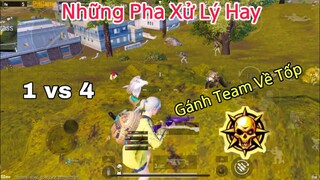 PUBG Mobile | Những Pha Xử Lý Gánh Team Lấy Tốp Của | NhâmHNTV