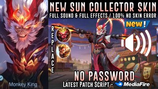 New Sun Collector Skin Script No Password | Full Sound & Full Effects | Mobile Legends