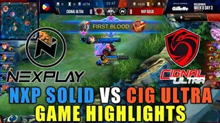 NXP SOLID VS CIGNAL ULTRA | MPL SEASON 6 | GAME HIGHLIGHTS