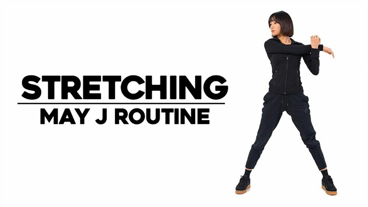 【ซับไตเติลภาษาจีน】เทพธิดา May J Lee สอนวิธีการยืดเหยียดร่างกายก่อนเต้น!