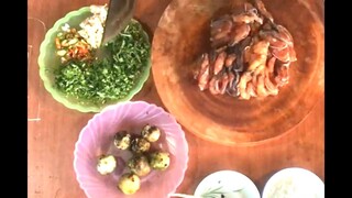 Lạp cá sống. ẨM THỰC VÙNG CAO TV