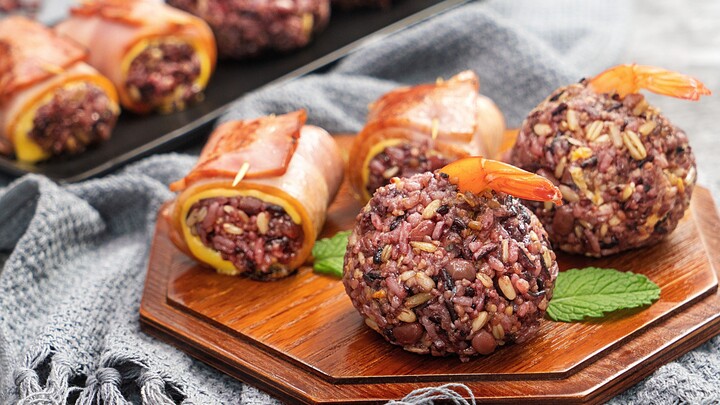 Nasi kepal praktis dari Kuaishou, mampukah kamu menahan godaan keju lelehnya? [Nasi Kepal Campur]