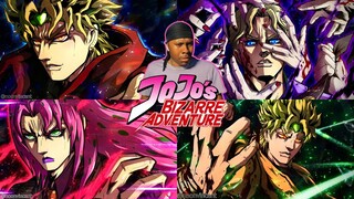 Reacting To All JoJo's Bizarre Adventure All Villains Themes (Part 1-5) - REACTION