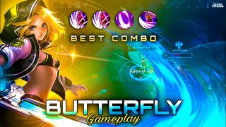 Butterfly High Elo Jungle Gameplay | Full AD Build | Cyberpunk Butterfly | Clash of Titans | CoT