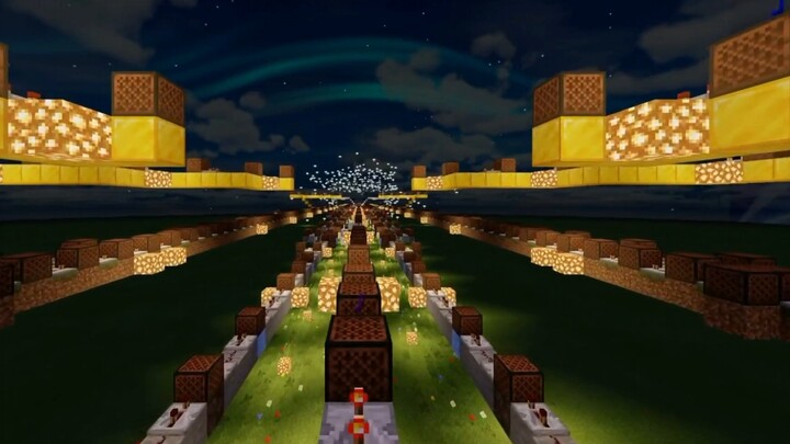 [Redstone Music] "Fireworks" with fireworks! ! Are you sure you don't want to come in? ?