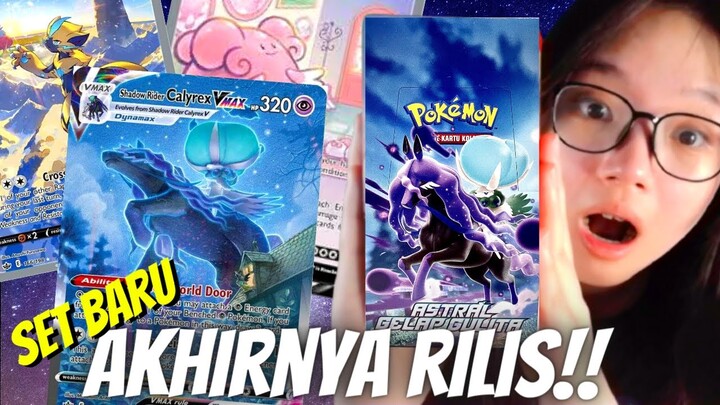 Unboxing Duluan Seri Terbaru Astral Gelap Gulita - Pokemon TCG Indonesia/ Kartu Pokemon