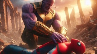 This mecha cat rescued by Spider-Man can actually beat Thanos. It's amazing