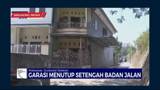 Halangi Jalan Warga, Garasi Ilegal di Makassar Dibongkar Pemiliknya