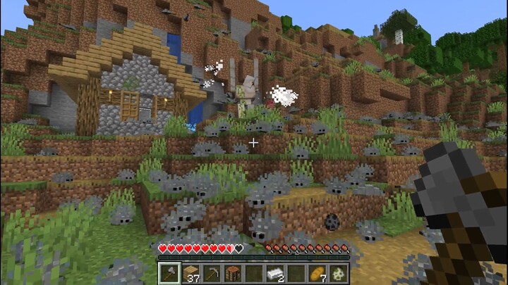 When all the blocks in the world are eaten by insects!