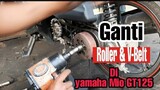 ganti Roller dan V-belt yamaha GT 125