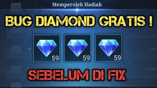 SEBELUM DI FIX ! BUG EVENT DIAMOND GRATIS !! BURUAN COBA