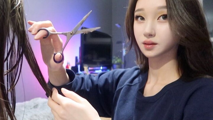 ช่วยให้นอนหลับ คุณหนูที่บ้านตัดผมให้คุณ สัมผัสประสบการณ์สุดพิเศษ