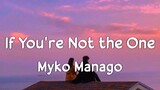 If You're Not the One - Daniel Bedingfield | Cover by Myko Mañago (Lyrics)