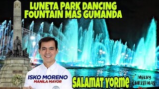 LUNETA PARK DANCING FOUNTAIN AMZING COLORS ANG GANDA NA NG VIEW DEC.2019 BAGO MAGPASKO