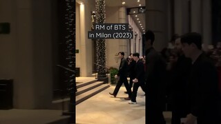 Kim Namjoon aka RM of BTS in Milan (2023)