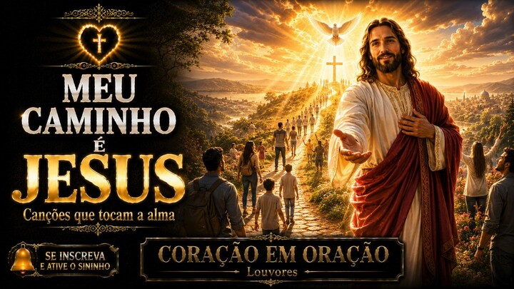 MEU CAMINHO É JESUS | Louvor Católico de Fé e Salvação | Coração em Oração