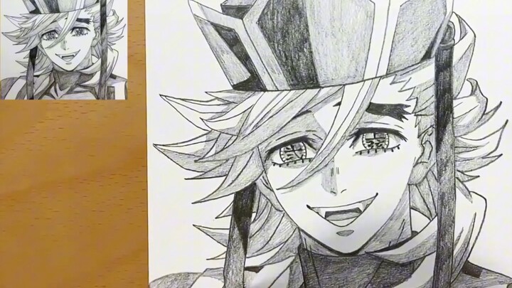 Thanh Gươm Diệt Quỷ – Hướng dẫn vẽ anime trẻ em: Douma đơn giản