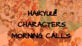 Haikyuu Characters as your Boyfriend (Morning Calls)
