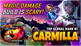 Magic Damage Build! Carmilla Best Build 2020 Gameplay by antokarya | Diamond Giveaway Mobile Legends