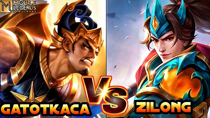 Gatotkaca Vs Zilong Exp Lane !! War Auto Brutal🔥🔥