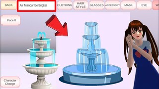 AIR MANCUR BERTINGKAT ⛲🤩 + Tutorial - Sakura School Simulator 🤗🌸