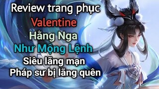 [ VGVD ] Review trang phục Valentine  của Hằng Nga Như Mộng Lệnh - Pháp sư bị lãng quên