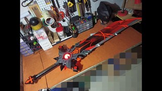 Genshin Impact - Wolf's Gravestone Claymore Cosplay Prop Making Video