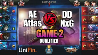 Game2 Aether Atlas VS DD Next Gen | JustML League Qualifiers