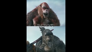 SCAR KING (GODZILLA X KONG) VS KONG (GODZILLA X KONG) | #shorts