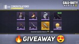 I received these rewards from CODM and I will give it to you guys