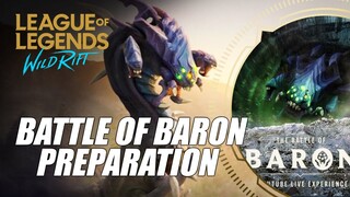 PREPARATION FOR BATTLING THE BARON!!!!