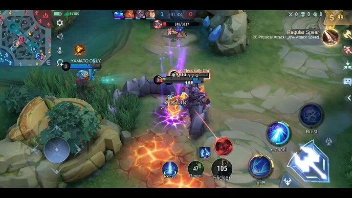 first time using badang in rank game 🎯🎯🎮🎮