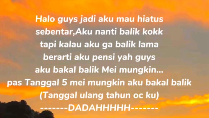 Dadah.... maaf yah.....