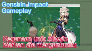 [Genshin Impact, Game streaming] Kegunaan unik Albedo, biarkan dia mengantarmu