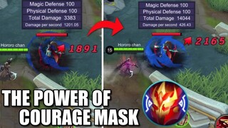 COURAGE MASK FOR LATE GAME!