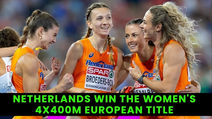FINAL ELETRIZANTE! FEMKE BOL LEVA A HOLANDA AO OURO NO 4x400m