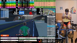 Zwift Cycling Workout 8.07.2025