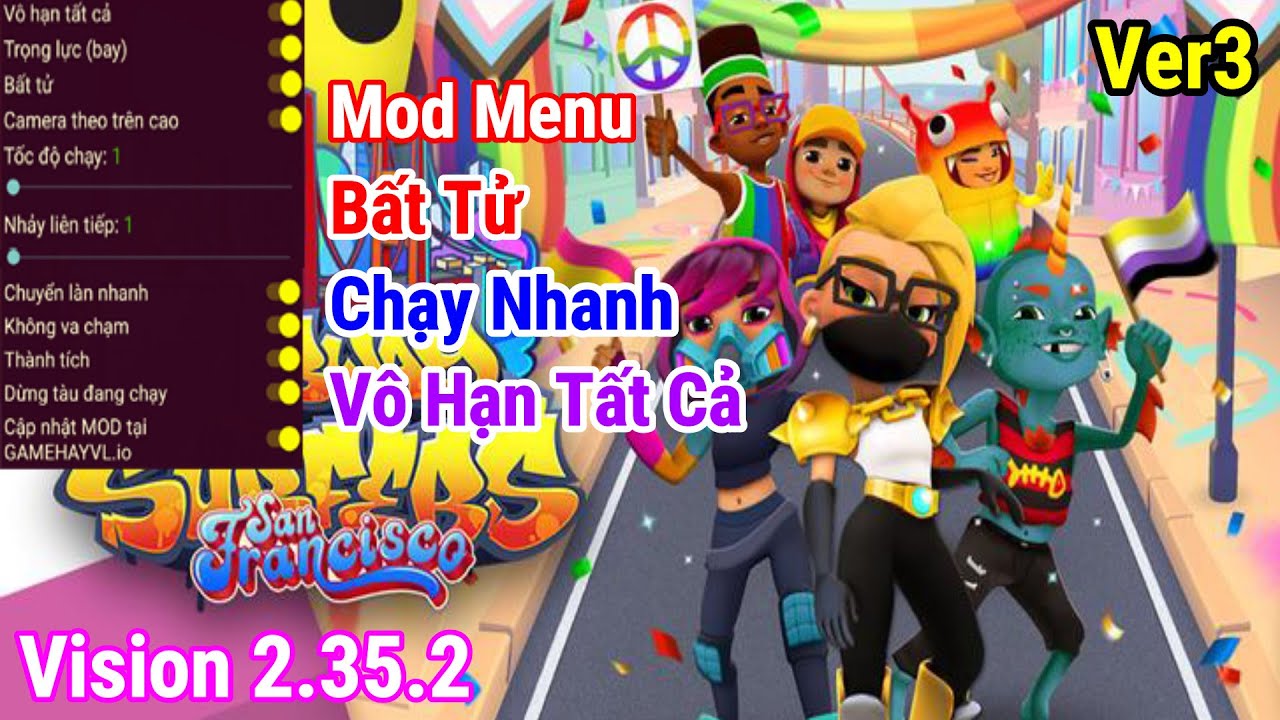 SUBWAY SURF V2.35.0 MOD MENU - BiliBili