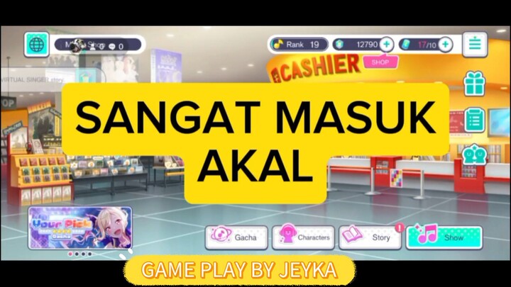 SANGAT MENANTANG " MALAM MALAM AKU SENDIRI" HATSUNE MIKU COLORFULSTAGE GAME PLAY