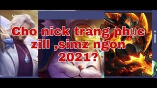 Cho nick liên quân trang phục ngon | CẬU CẢ TV GAMING