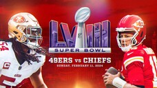 ซุปเปอร์โบวล์58 ปี2023-24.ซานฟรานซิสโก 49Ers. VS แคนซัสซิตี้ ชีฟส์อเมริกันฟุตบอลบรรยายไทย