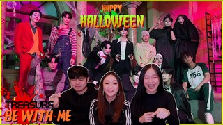 TREASURE - '나랑 있자 (BE WITH ME)' HAPPY HALLOWEEN LIVE REACTION 🎃 💀 | SIBLINGS REACT