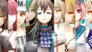 【明日方舟MMD】黑曜石节 特别放送（9位干员）